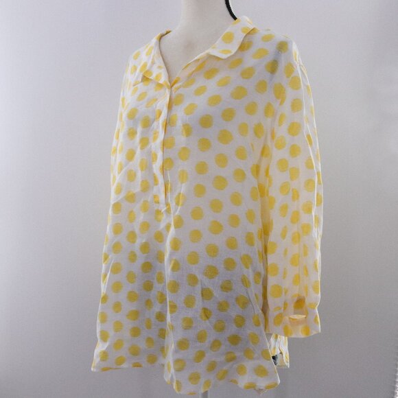 Chicos | No Iron Long Sleeve Linen Top 4 / 20 - Picture 1 of 6